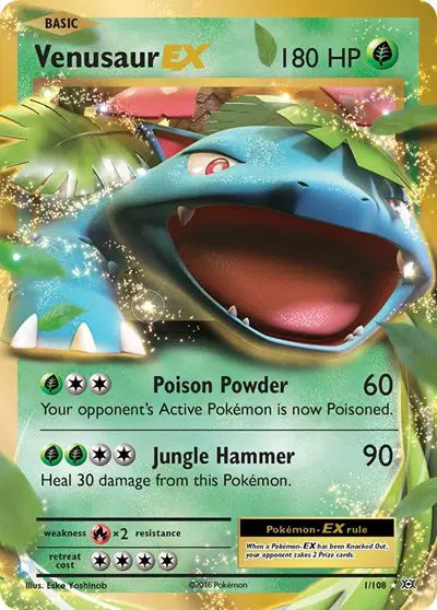 Venusaur EX - 1/108 - Evolutions