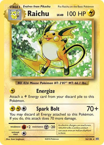 Raichu - 36/108 - Evolutions