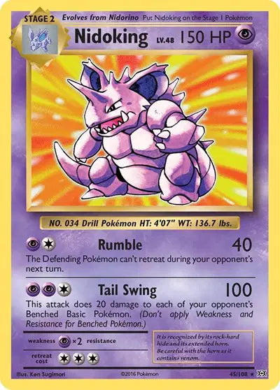 Nidoking - 45/108 - Evolutions
