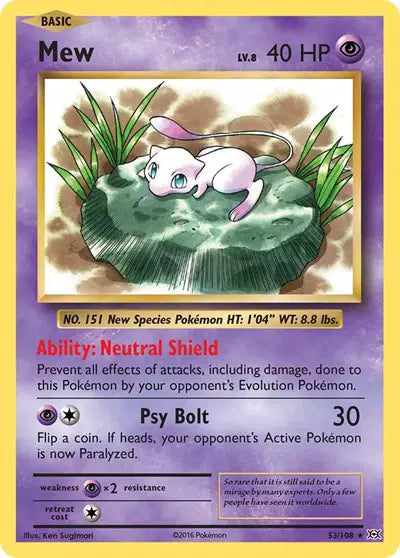 Mew - 53/108 - Evolutions