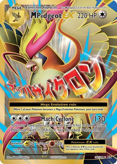 M Pidgeot EX - 105/108 - Evolutions