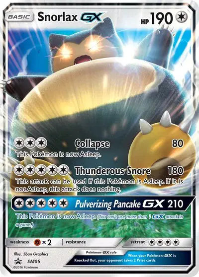Snorlax GX - SM05 - Sun & Moon Promo