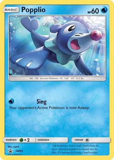 Popplio - SM03 - Sun & Moon Promo