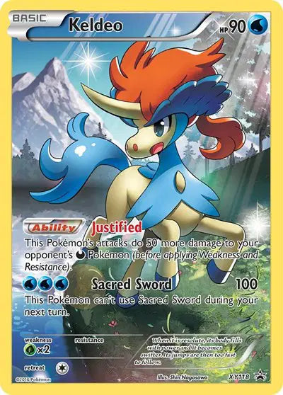 Keldeo - XY118 - XY Promo