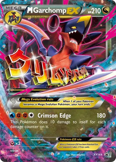M Garchomp EX - XY168 - XY Promo