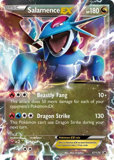 Salamence EX - XY170 - XY Promo