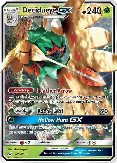 Decidueye GX - 12/149 - Sun & Moon