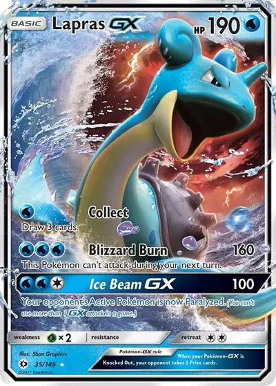 Lapras GX - 35/149 - Sun & Moon