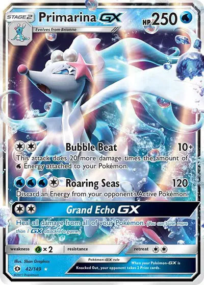 Primarina GX - 42/149 - Sun & Moon