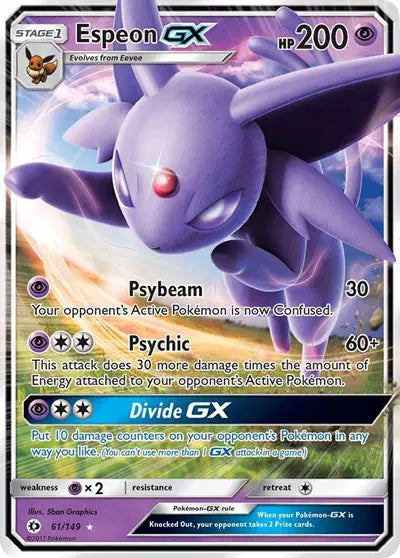 Espeon GX - 61/149 - Sun & Moon