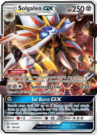 Solgaleo GX - 89/149 - Sun & Moon