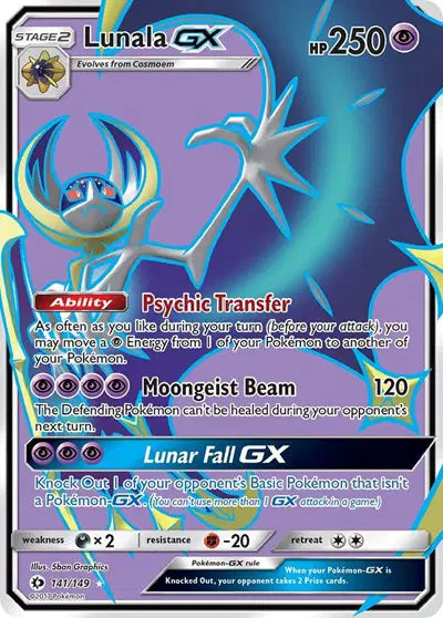 Lunala GX - 141/149 - Sun & Moon