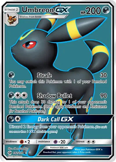 Umbreon GX - 142/149 - Sun & Moon