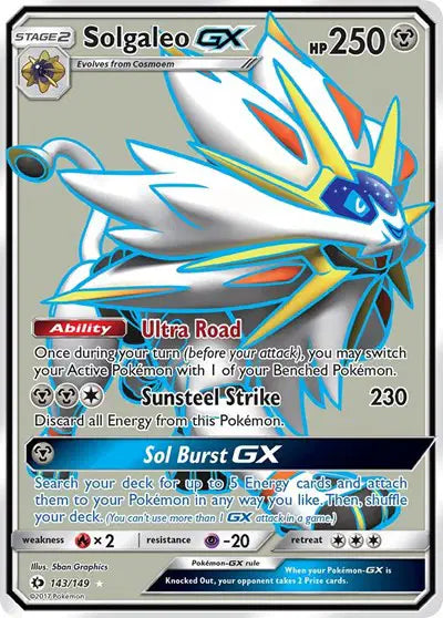 Solgaleo GX - 143/149 - Sun & Moon