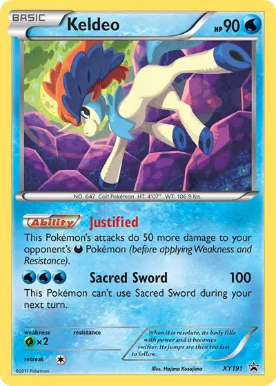Keldeo - XY191 - XY Promo