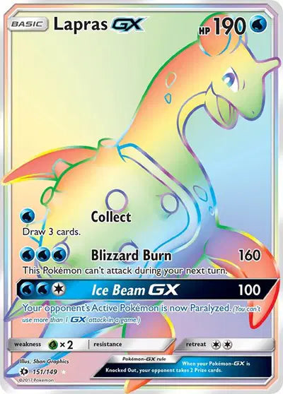 Lapras GX - 151/149 - Sun & Moon