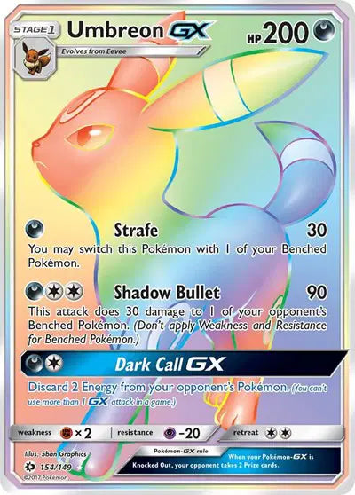 Umbreon GX - 154/149 - Sun & Moon