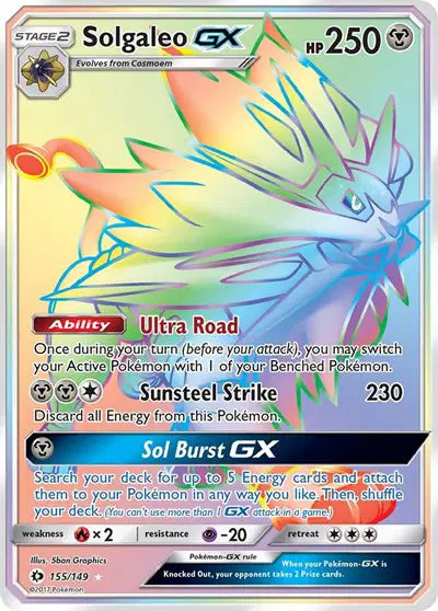 Solgaleo GX - 155/149 - Sun & Moon