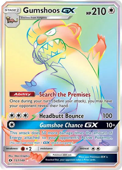 Gumshoos GX - 157/149 - Sun & Moon