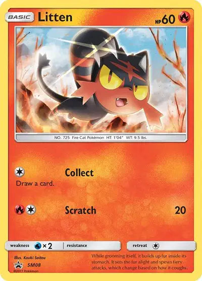 Litten - SM08 - Sun & Moon Promo