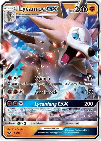 Lycanroc GX - SM14 - Sun & Moon Promo