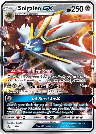 Solgaleo GX - SM16 - Sun & Moon Promo