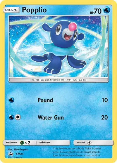 Popplio - SM24 - Sun & Moon Promo