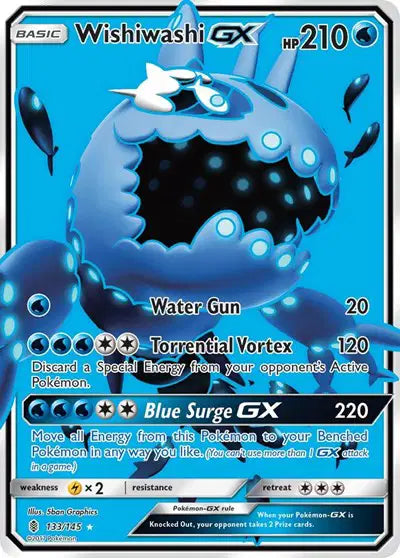 Wishiwashi GX - 133/145 - Guardians Rising