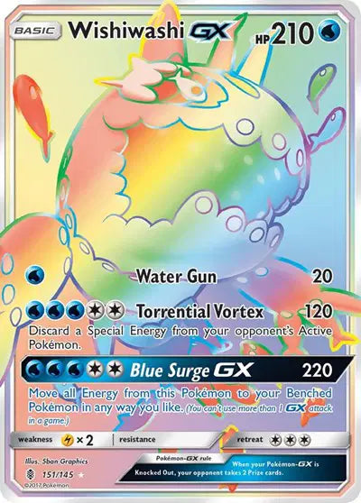Wishiwashi GX - 151/145 - Guardians Rising