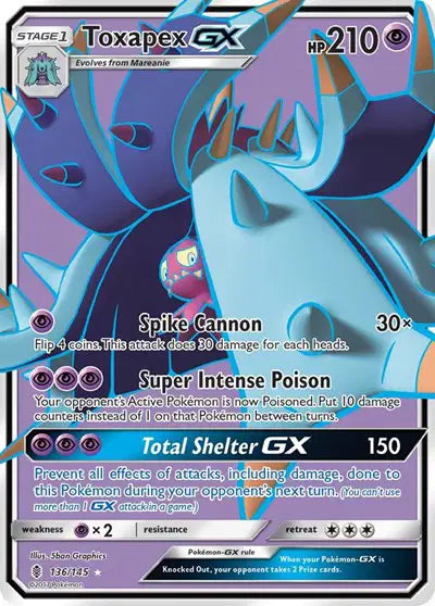 Toxapex GX - 136/145 - Guardians Rising