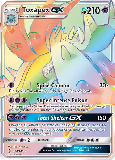 Toxapex GX- 154/145 - Guardians Rising