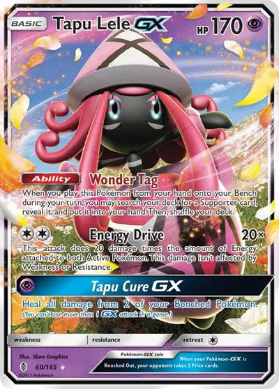 Tapu Lele GX - 60/145 - Guardians Rising