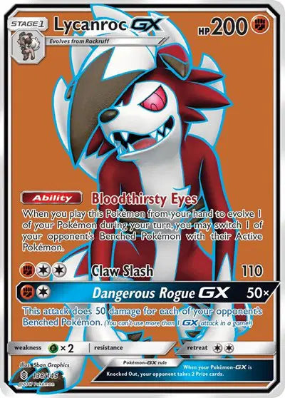 Lycanroc GX - 138/145 - Guardians Rising