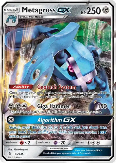 Metagross GX - 85/145 - Guardians Rising