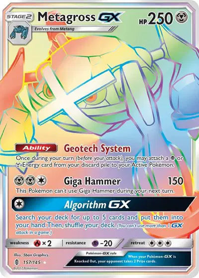 Metagross GX - 157/145 - Guardians Rising