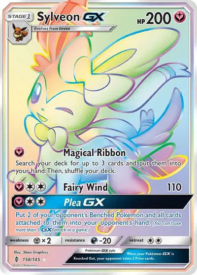 Sylveon GX - 158/145 - Guardians Rising