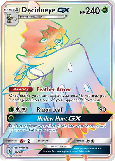 Decidueye GX - 146/145 - Guardians Rising