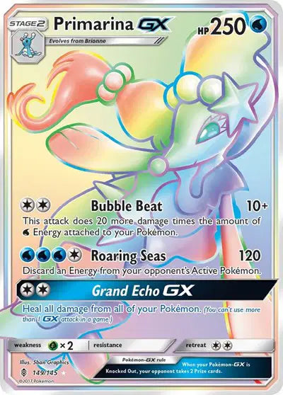 Primarina GX - 149/145 - Guardians Rising
