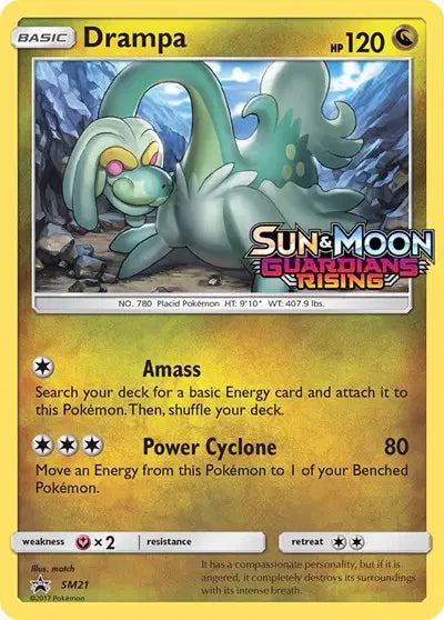 Drampa - SM21 - Sun & Moon Promo