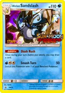 Alolan Sandslash - SM18 - Staff - Sun & Moon Promo
