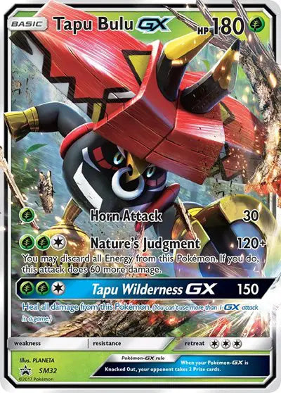 Tapu Bulu GX - SM32 - Sun & Moon Promo