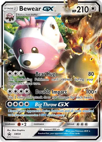 Bewear GX - SM34 - Sun & Moon Promo