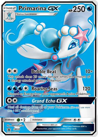Primarina GX - SM39 - Sun & Moon Promo