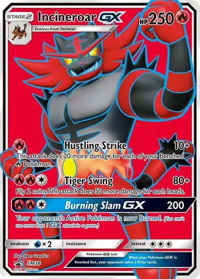 Incineroar GX - SM38 - Sun & Moon Promo