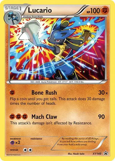 Lucario - XY140 - XY Promo