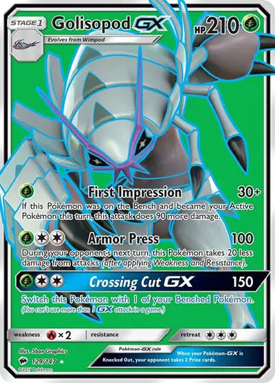 Golisopod GX - 129/147 - Burning Shadows