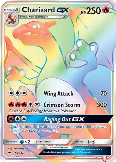 Charizard GX - 150/147 - Burning Shadows