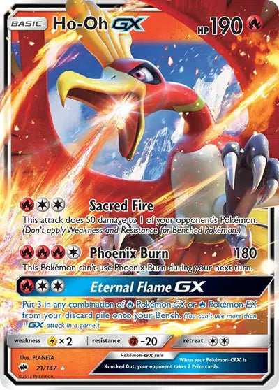 Ho-Oh GX - 21/147 - Burning Shadows