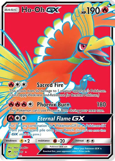 Ho-Oh GX - 131/147 - Burning Shadows