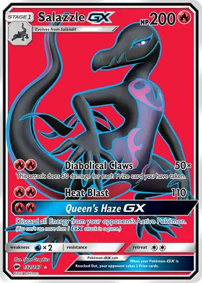 Salazzle GX - 132/147 - Burning Shadows
